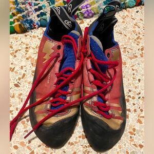 Evolv climbing shoes lunchador